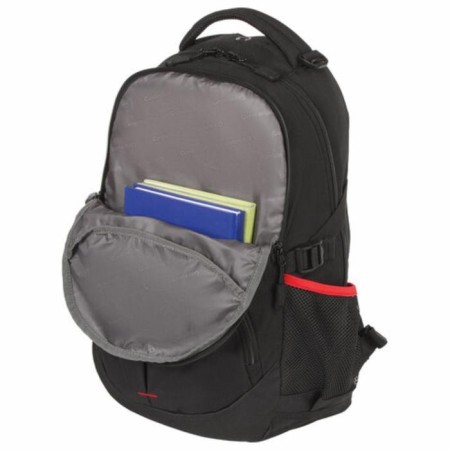 Germanium "S-06" university, compacted back, lightweight, black, 46x32x15 cm, 226953-12