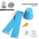New Year's carnival set "Snowman", 3 subjects: bucket, scarf, nose, blue, for the New Year