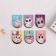 A set of magnetic bookmarks 6 pcs on the substrate "I believe in unicorns"