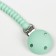 Holder for the nipple - dummy "rings", silicone, green color