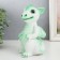 Figure "Dragon" 18x10x10 cm, white-green