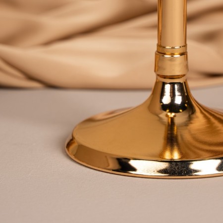 Summary metal, glass for 1 candle “Serene”, color gold 11 x 11 x 25.5 cm-13