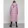 Coat insulated winter female, size 42, purple color