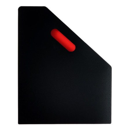 Vertical tray for A4, plastic, 13 departments, black-2