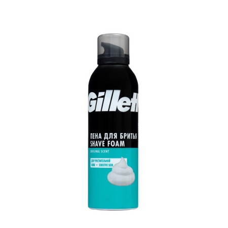 Shaving foam Gillette Sensitive Skin, 200 ml