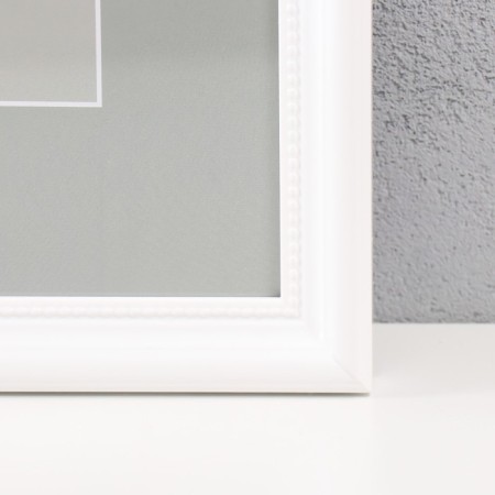 Photo frame Plastic "Gala" 30x40 cm, white (plastic screen)-1