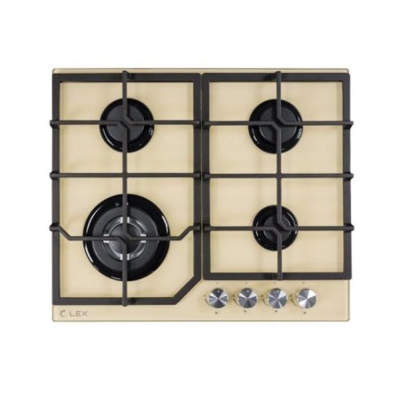 The hob Lex GVG 640-1 IV, gas, 4 burners, beige