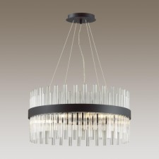 Люстра Lumion. Mitsuko, 6х40Вт, E14, 1000х600х600 мм, цвет чёрный