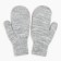 New Year. Double children's mittens, gray/penguin color, size 14 (6-9 years)