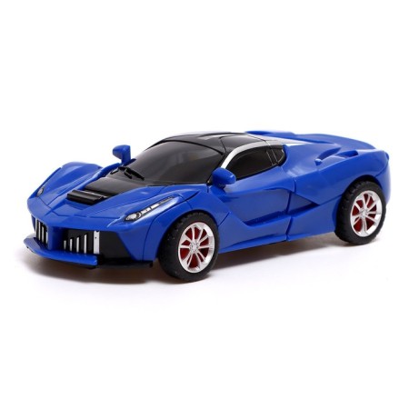 Inertial “sports car” robot, transforms in a collision, mixing color-5