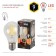 Filament era “pear”, 9 watts, E27, 1170 lm, 2700k, glow warm white