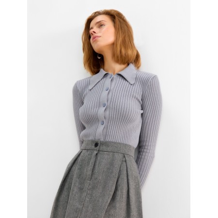 Women's skirt Maxi Minaku: Modern Classic color dark gray, river 48-4