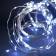 Garland "Curtain" 2.8 × 3 m dew on hooks, with a remote control, IP20, silver thread, 300 LED, white glow, 8 modes, USB