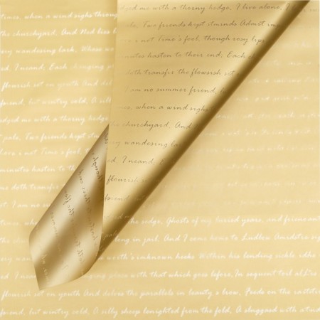 Two -sided "letter", beige, 58 x 58 ± 5% cm