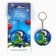 New Year's keychain with a flashlight for the keys "New Year: New Year tree" 5 x 10 cm