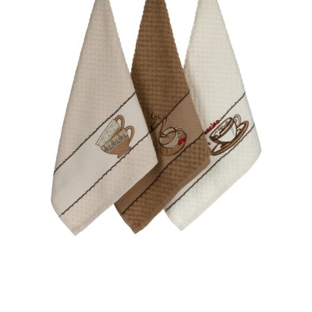 Set of terry towels Diva Afrodita "Coffee", size 40x60 cm, 3 pcs-4