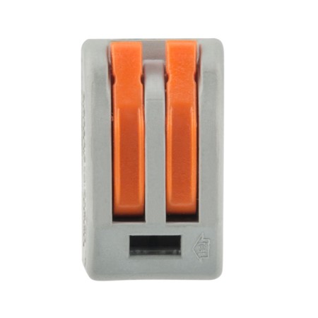 Universal terminal of QMS 222-412, 2-wire gray 0.08-2.5/4 mm² (20 pcs./Union) Rexant-3