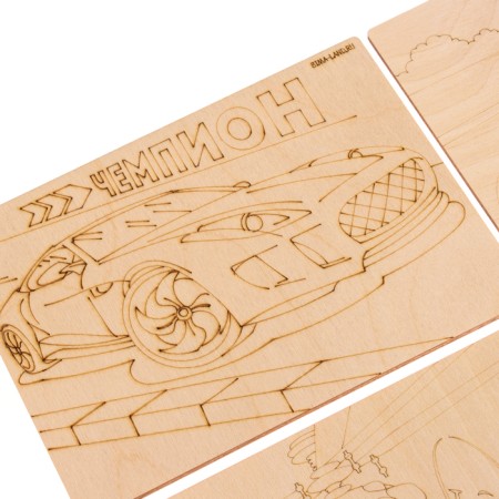 Wood burning set: EVD 20/220 "Disabilities 10k", transport-8