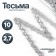 Braid silver loops with trilians width 2.7, 10 m