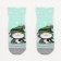 Noski children's terry, mint color/light gray melange, size 16-18