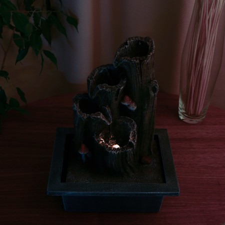 Fountain "Bryvna Vertical" mushrooms, 16x20x27 cm (with backlight)-2