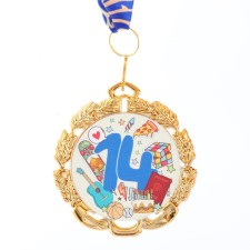 Jubilee medal with the ribbon 
