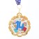 Jubilee medal with the ribbon "14 years", d = 70 mm