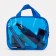Cosmetic bag with lightning, with handles, blue color