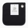 Minimalist Design 17x17cm, Dark, Dark, 45%, cotton 55% 395 g/m2