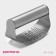 Press for garlic shares Steel, 10 × 5 cm, silver color