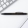 Metal pen, blue paste with uv purestick in the envelope “Strength. Will ", 1 mm