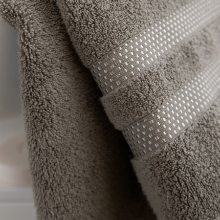 Terry towel Verossa Charme, 460 gr, size 70x140 cm, gray-brown color-2
