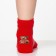 Winter women's socks "bears", red color, size 23-25 ​​(37-40)
