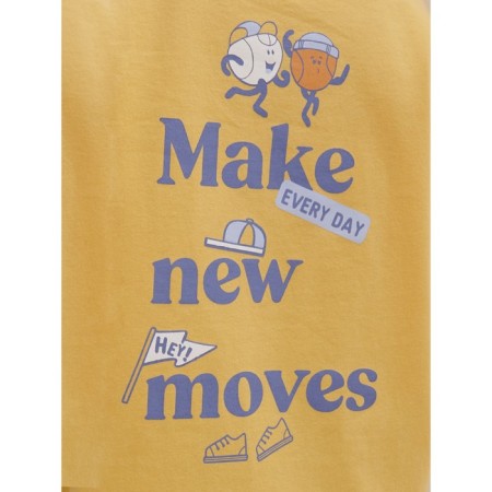 T -shirt for boys, height 110 cm, yellow color-5