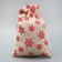 Bag Gift canvas “I give all my heart”, snowflakes, canvas, 16 x 24 cm +/- 1.5 cm, New Year