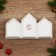 Ceramic Mengitsa "Happiness in the New Year", 26.5x15x3.5 cm, white color