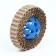 Bell ball with a tambourine, 5 cm, blue