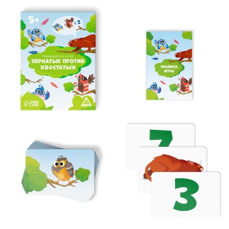 Board game at the "Feathered Against Top -Lastness", 50 cards, 5+-1