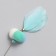 Teaser "delicate clap" with feathers and bells, 60 cm