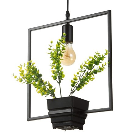 Lamp Bayerlux "Square" Black 1x40W E27 12x34x48 cm-5