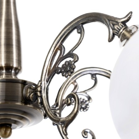 Aurelia chandelier 5x60W E27 Antique bronze 60x60x30cm.-6