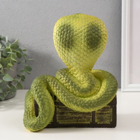 New Year's figure "Cobra on the chest" 20 x17 x 12 cm.-4