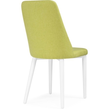 Stool on a metal frame hairdryer r metal/matting, white/green 46x56x91 cm-3