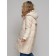 Coat insulated winter female, size 44, beige color