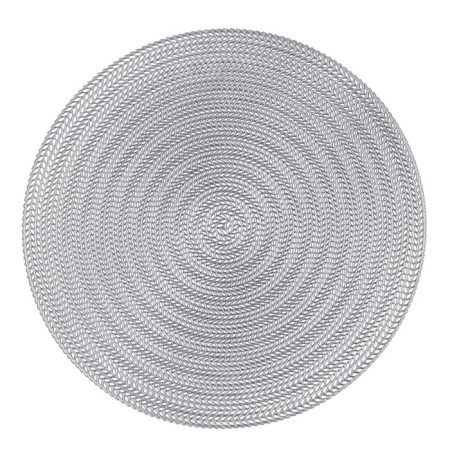 Serving napkin Regent Linea Desco, D = 38 cm, silver color