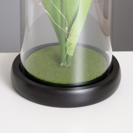 Nightlight "tulips" LED 3HAAA yellow 10.5x10.5x22cm-3
