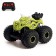 Fin-controlled car, radio-controlled, works on the battery, light effects, smoke effect, green color