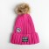 Women's hat with pompon "Keep Calm and Hug Panda"