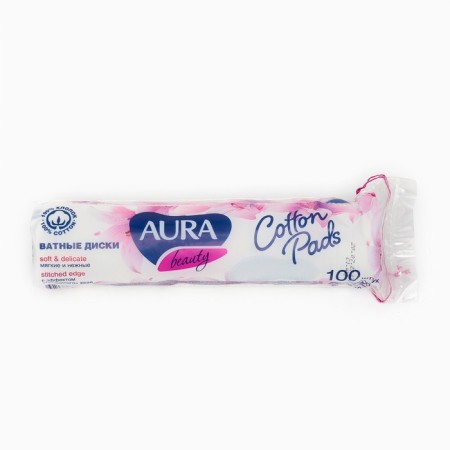 AURA cotton wheels made of 100% cotton, 100 pcs.-1