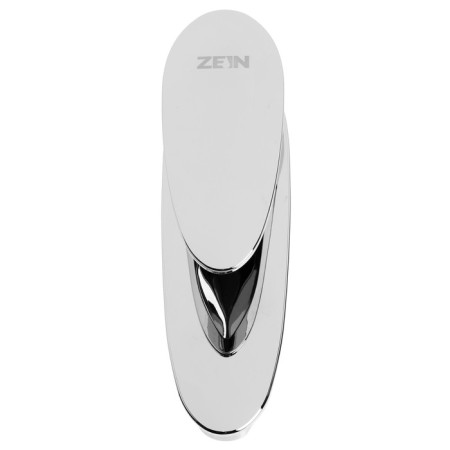 Zein Z3662 shell mixer, single-leaf, pour height 12 cm, ABS plastic, chrome-4